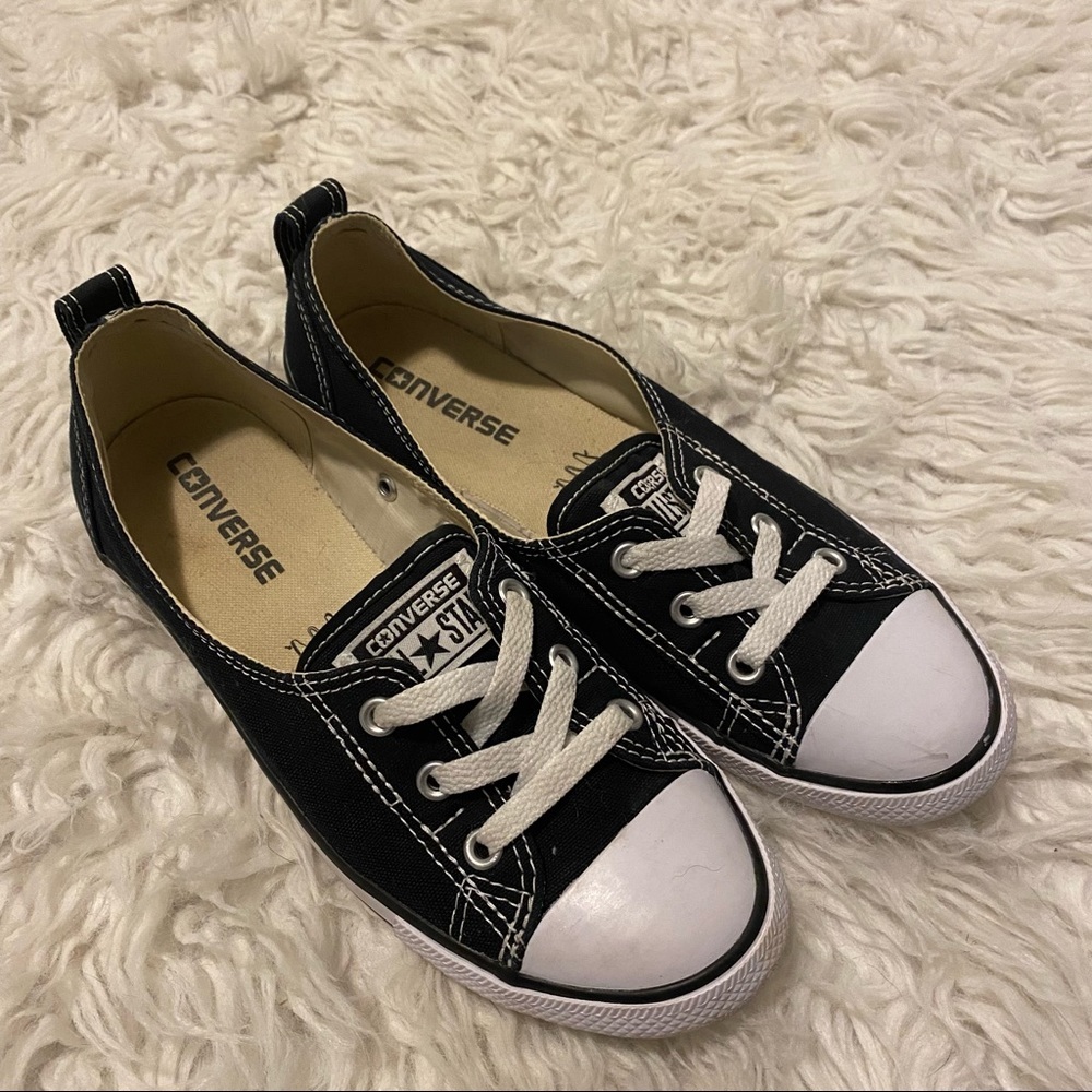 Converse Size 7 Ballet Black